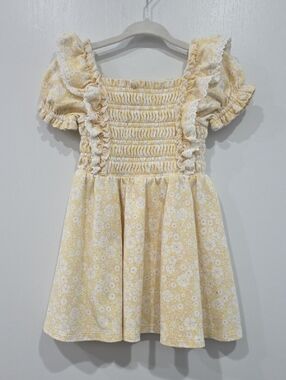 Amazon Essentials x Sofia Grainge Yellow Floral Dress for Kids